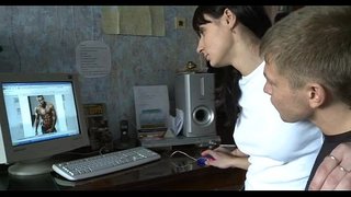 Kinky očala žrebec ima ročno