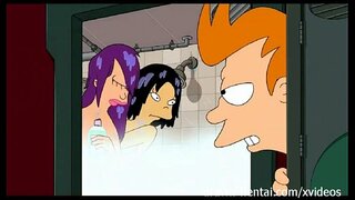 Futurama Hentai - Doccia trio