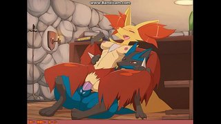 Delphox giiyot pinaagi sa Lucario Animated