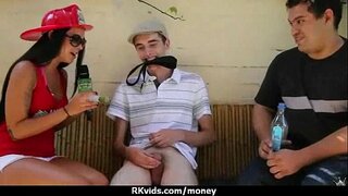 עירום, בחורה, קשה זין סקס וידאו 17