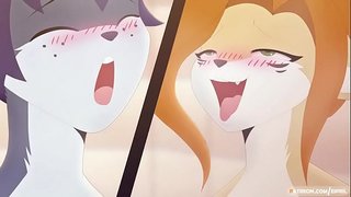 Eipril الجنس فروي في الحمام