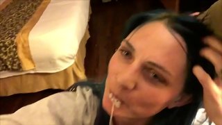 Bean sucks mo cock is tha feadhainn eile a thig thugainn, an uair Sin, thèid an Dà Cumshots mar dhuais Leabhar - Bunnyandthedude