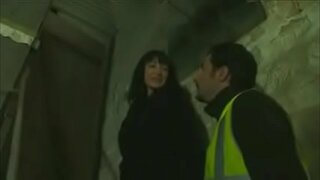 Sie ergriffen von 2 Müllmann