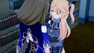 Fischl gets zajebal Lisa. Dekle na anime dekle na spol.